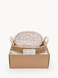 KORISSA Flower Bread Warmer & Handwoven Basket