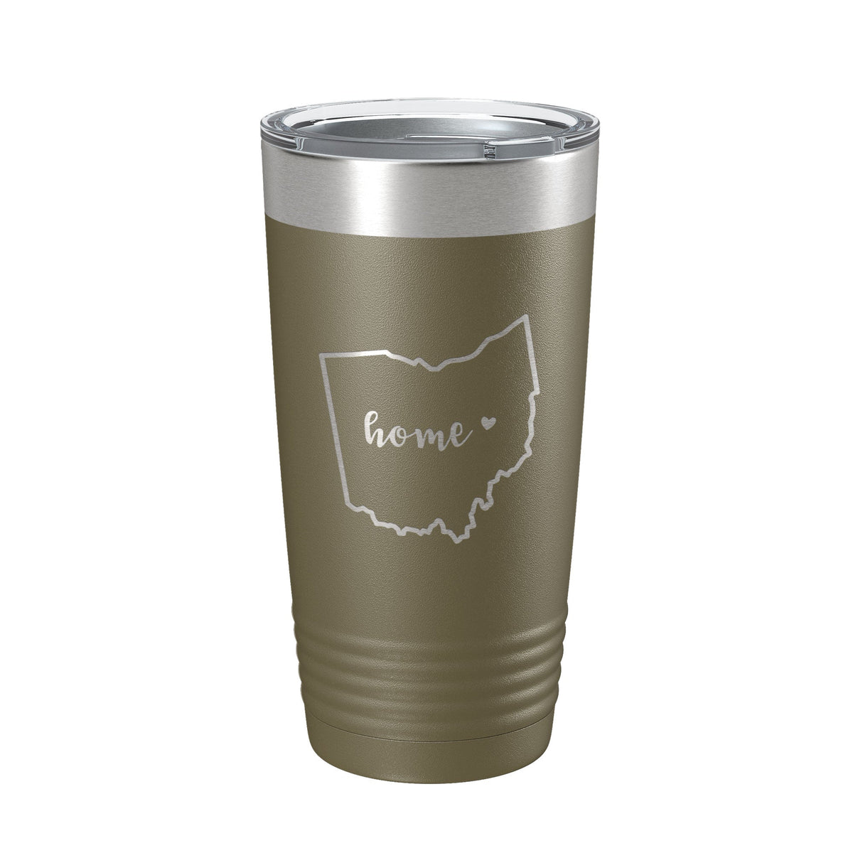 Ohio Tumbler Home State Travel Mug Insulated Laser Engraved Map Coffee Cup 20 oz