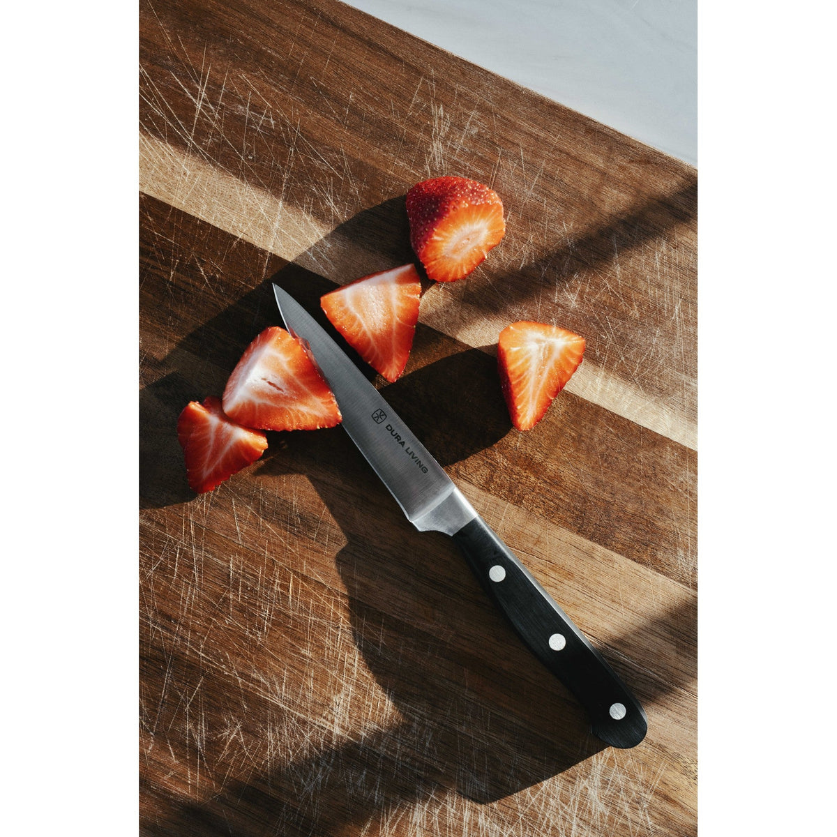 Dura Living Superior 4-Piece Kitchen Knife Set – Black