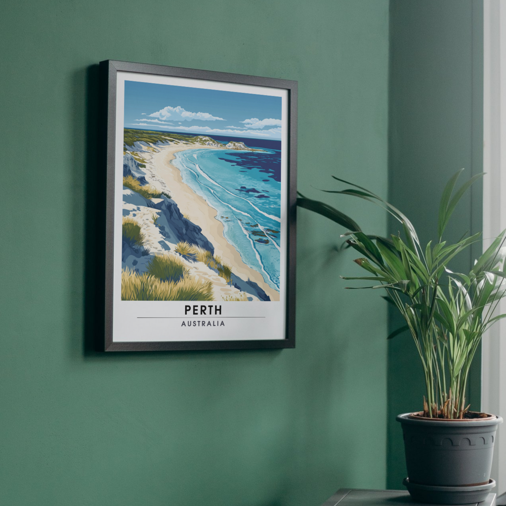 Perth, Australia Travel Art Print