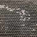 Sewed Sequins on Polyester Mesh Fabric | Spandex Palace