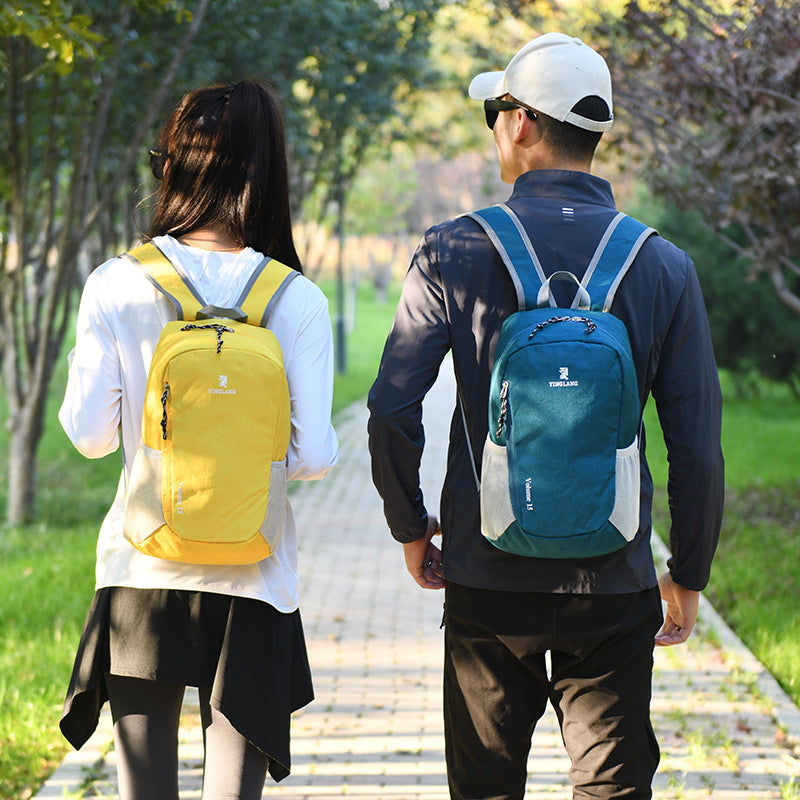 15L Outdoor Leisure Backpack Waterproof & Lightweight, Large Capacity Daypack for Hiking/Camping/Travel