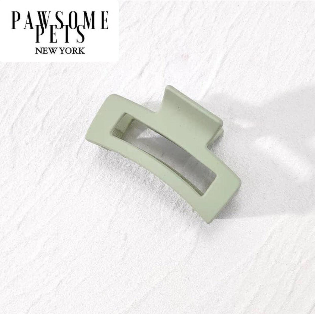 Green Hair Claw Clip – 10 × 5 cm