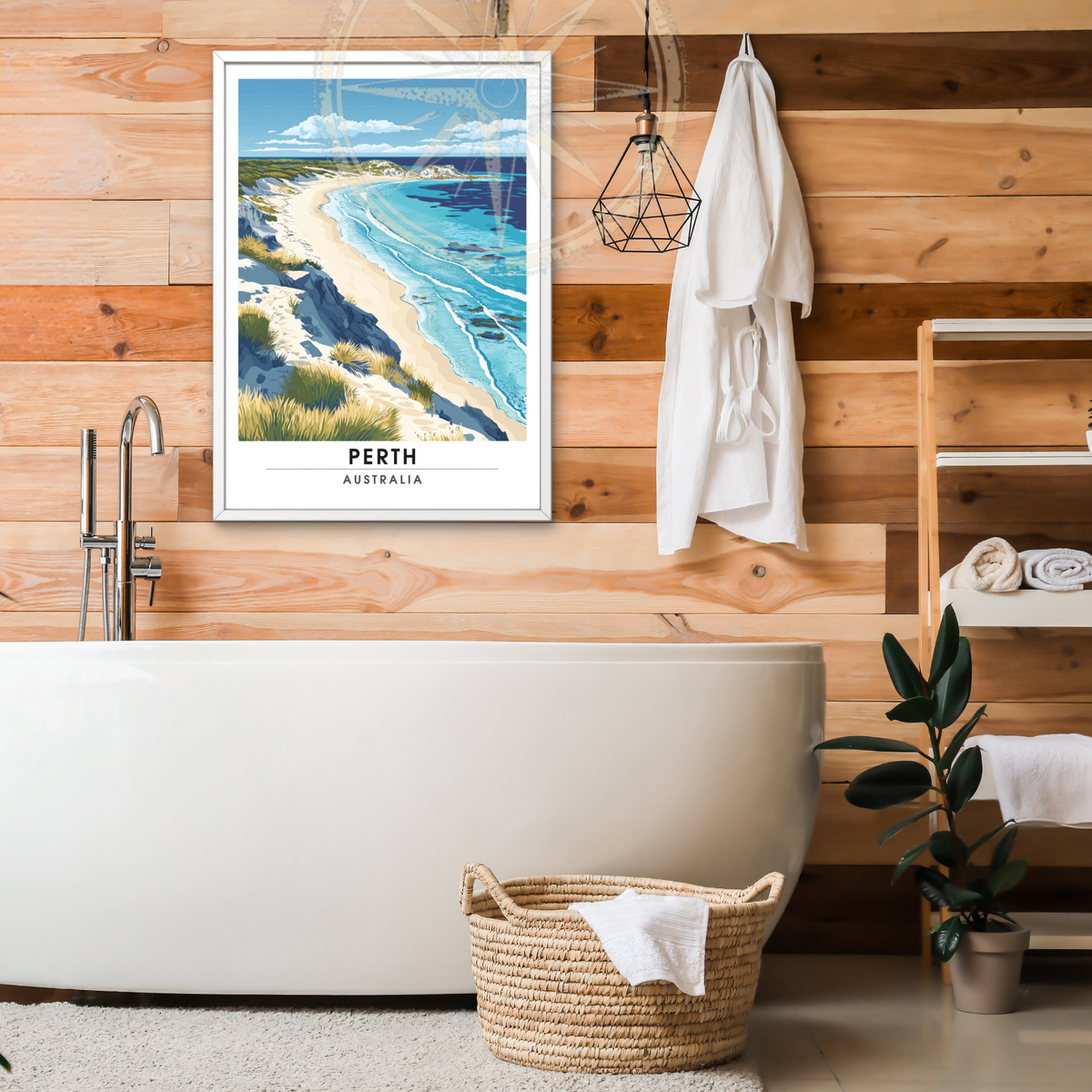 Perth, Australia Travel Art Print