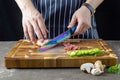 Kitchen Knife Set - Blue Handle