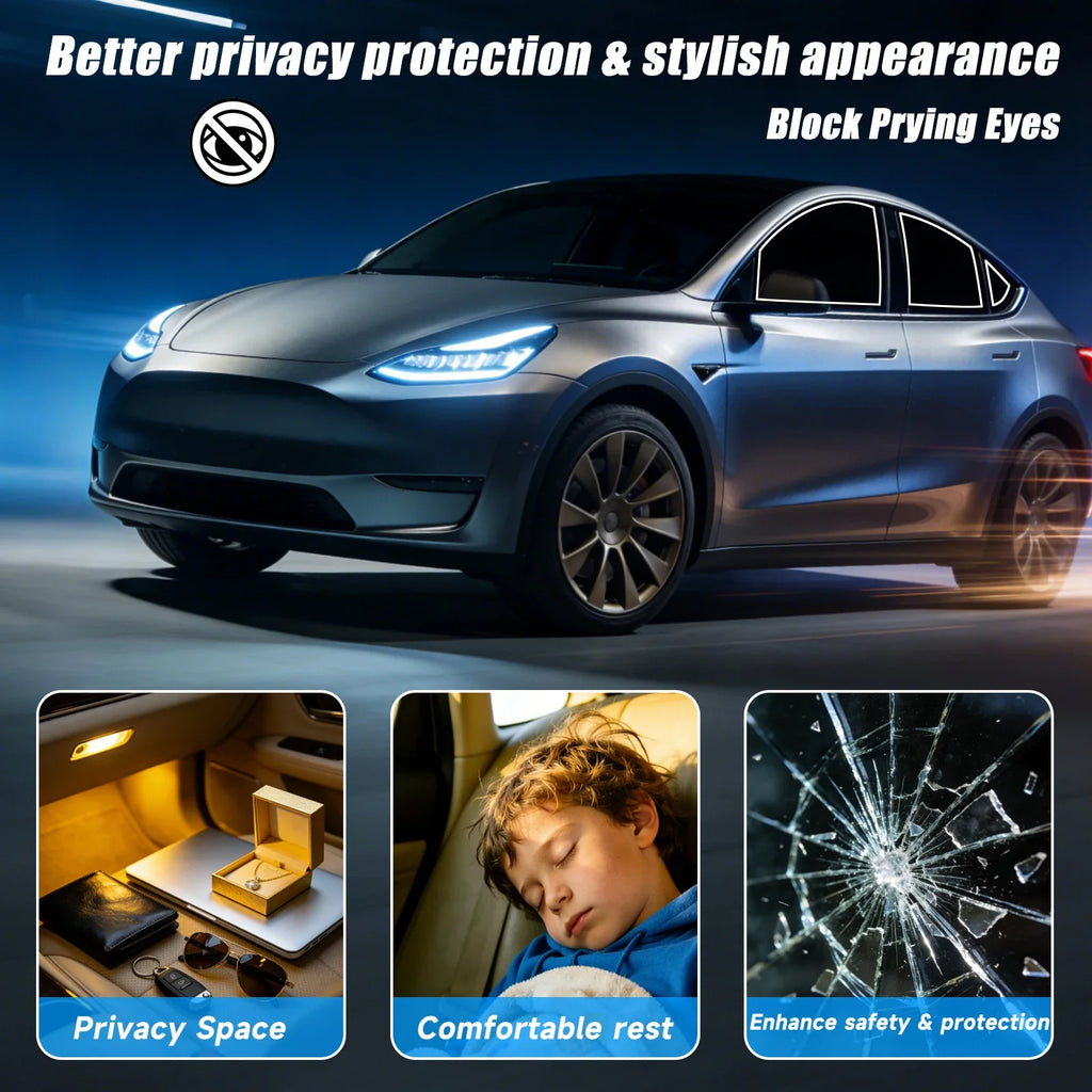Precut Window Tint Kit for Ford F-150 Crew Cab (2015–2020) | UV Block & Privacy Film