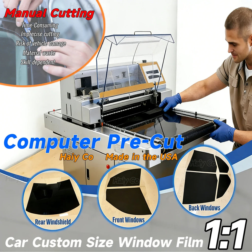 Precut Window Tint Kit for Ford F-150 Crew Cab (2015–2020) | UV Block & Privacy Film