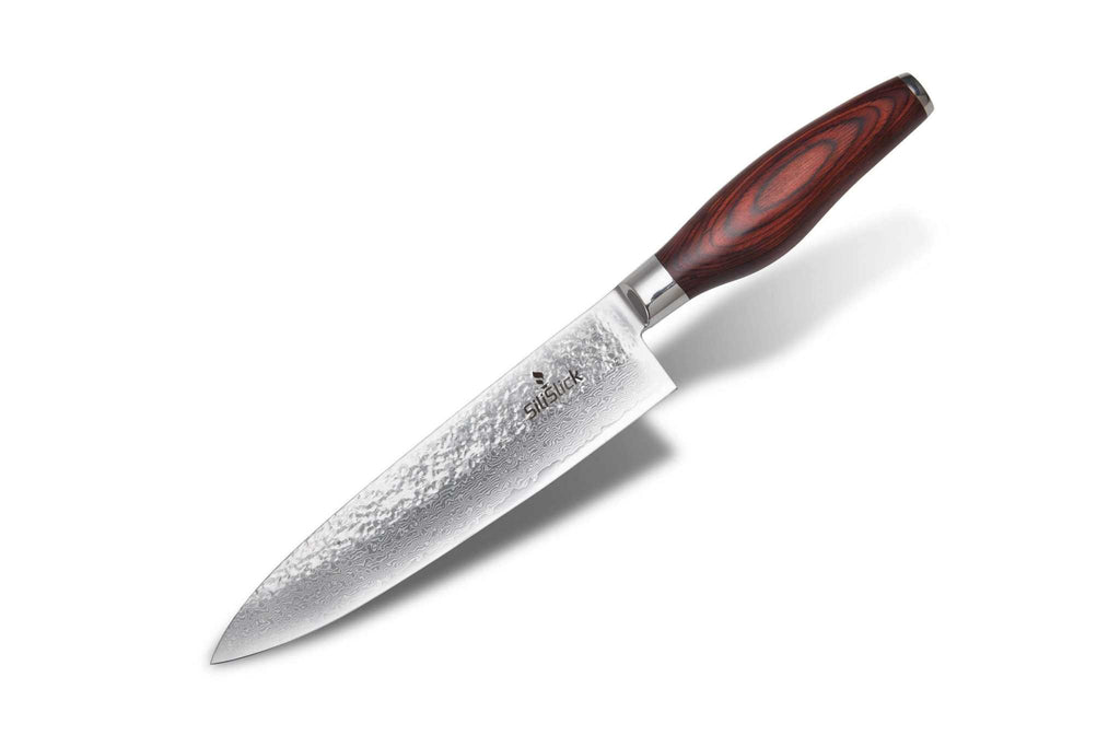 Damascus VG10 Chef Knife - Hammered Blade
