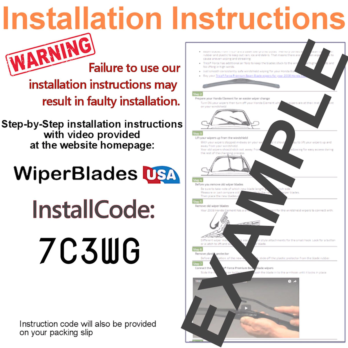 2011 Kia Soul Wiper Blades Set w/1yr Wear Warranty (Set of 2) Pulse Beam Wipers