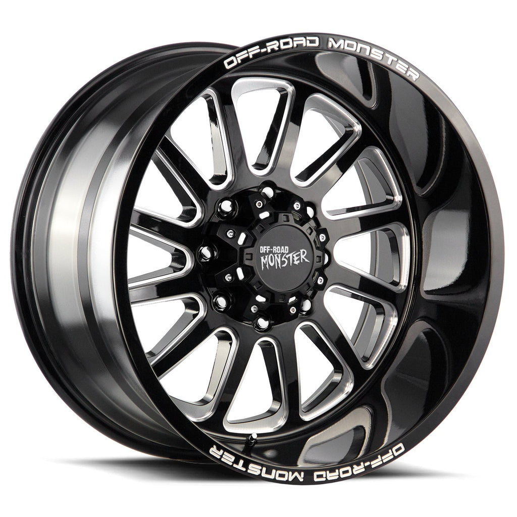 Off Road Monster M17 Gloss Black Milled Wheel