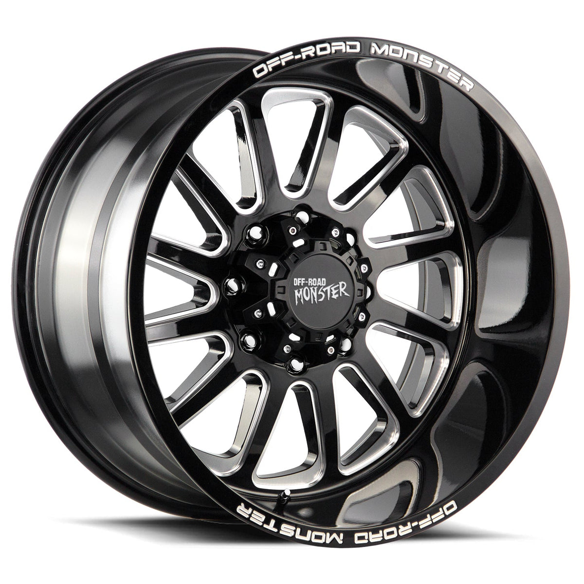 Off Road Monster M17 Gloss Black Milled Wheel