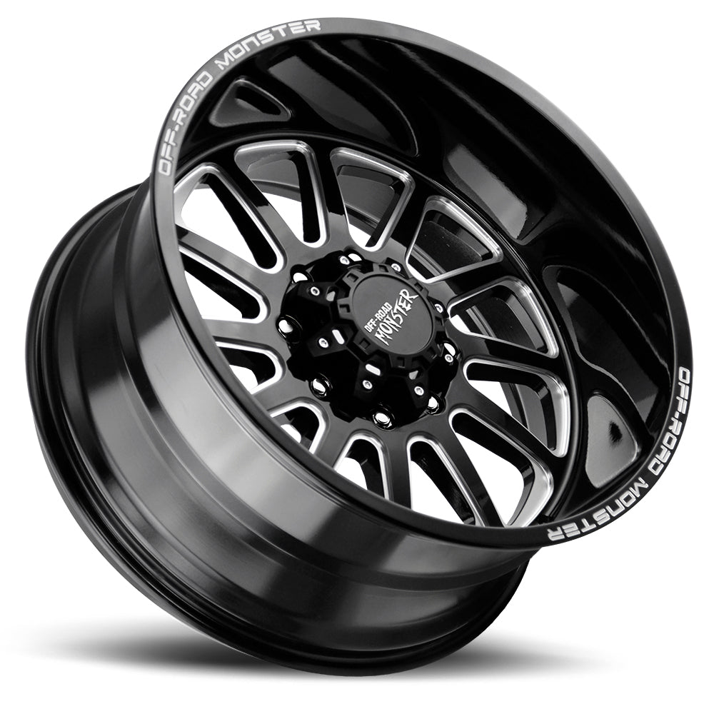 Off Road Monster M17 Gloss Black Milled Wheel