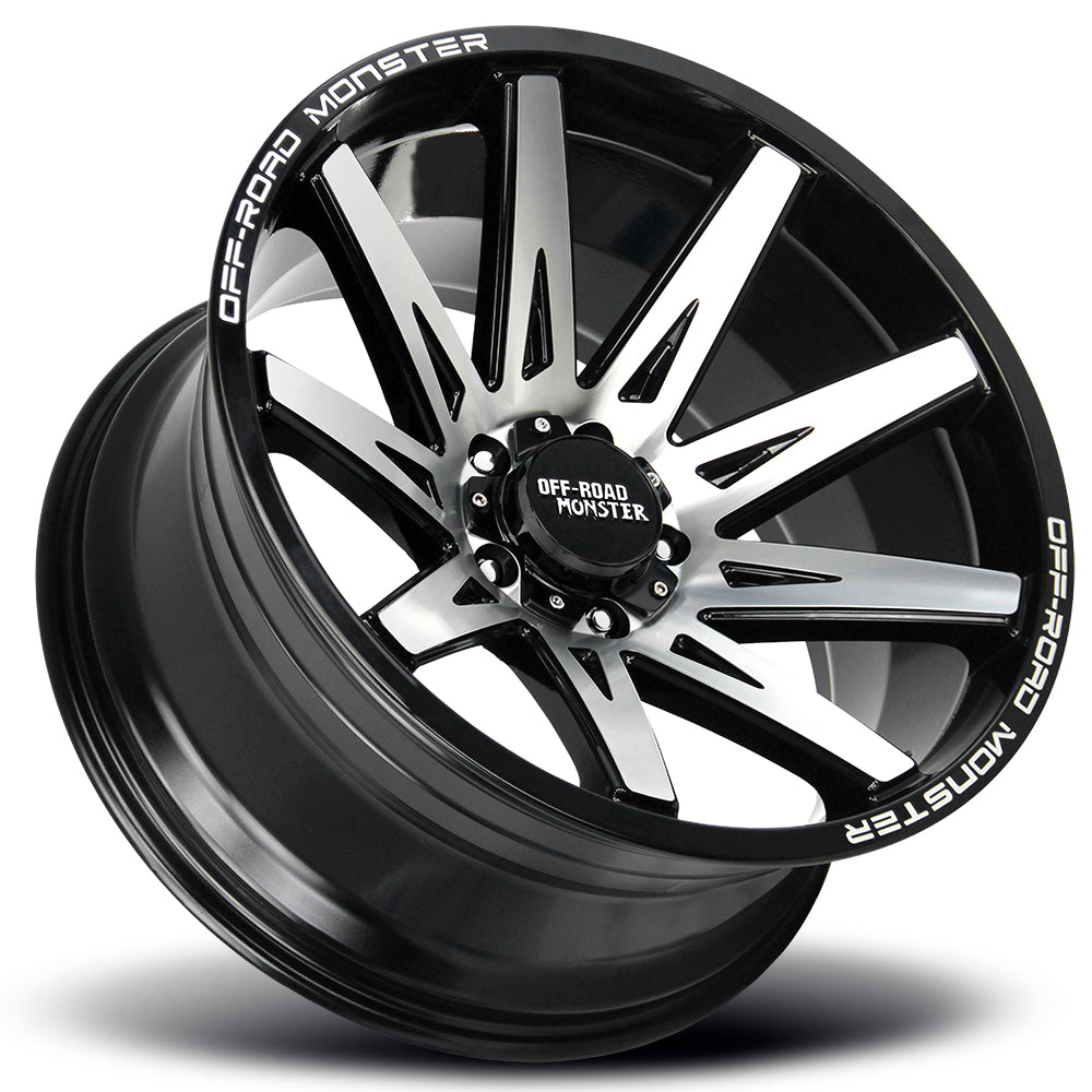 Off Road Monster M25 Gloss Black Machined Wheel