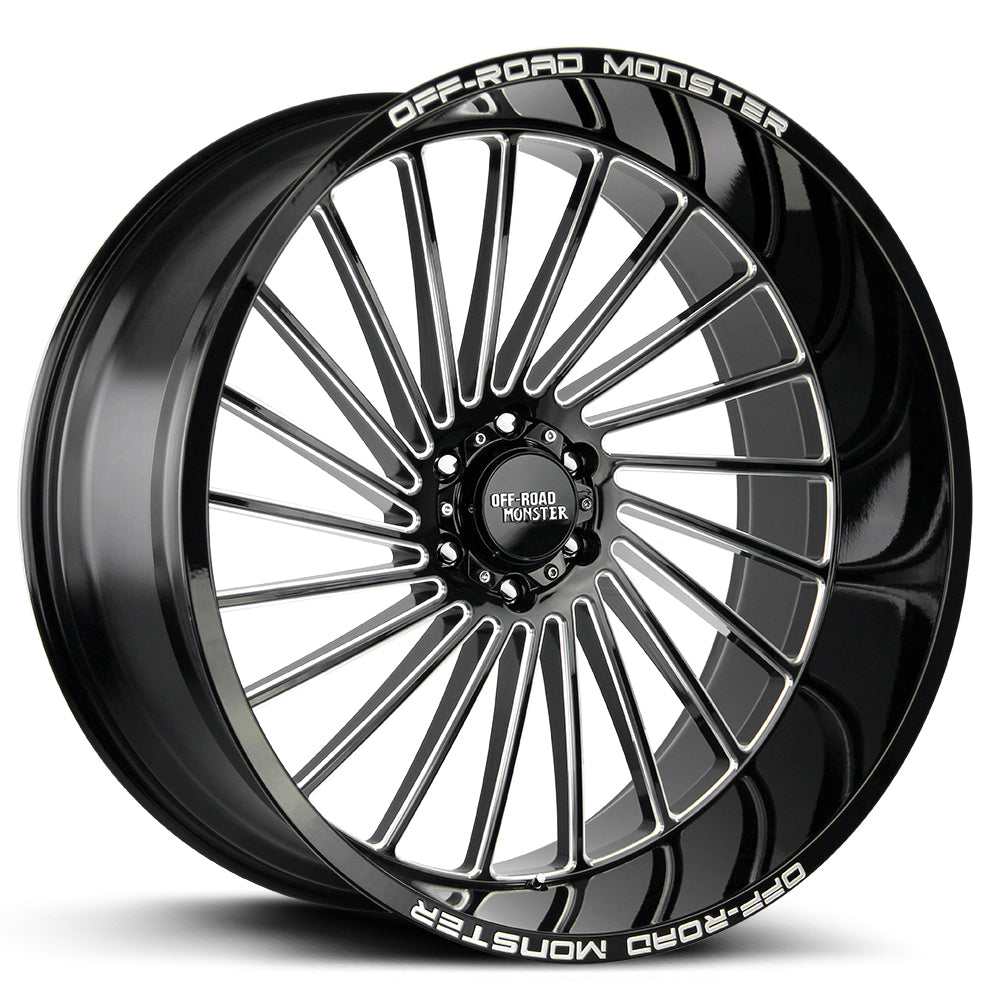 Off Road Monster M27 Gloss Black Milled Wheel