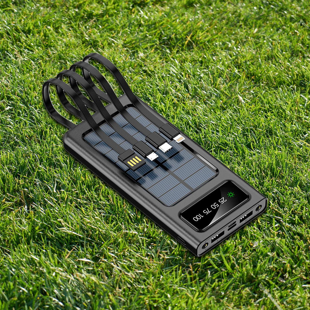 Pursonic Solarsync Portable Power Bank with LED Flashlight