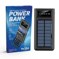 Pursonic Solarsync Portable Power Bank with LED Flashlight