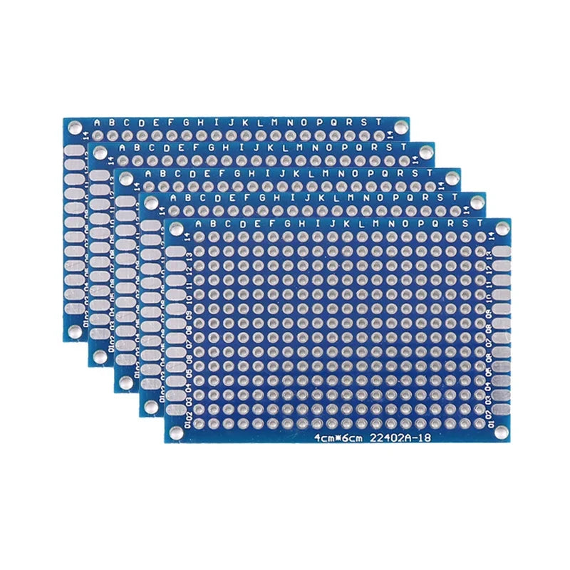 Double-Sided PCB Prototype Boards – 5 or 10 Pieces