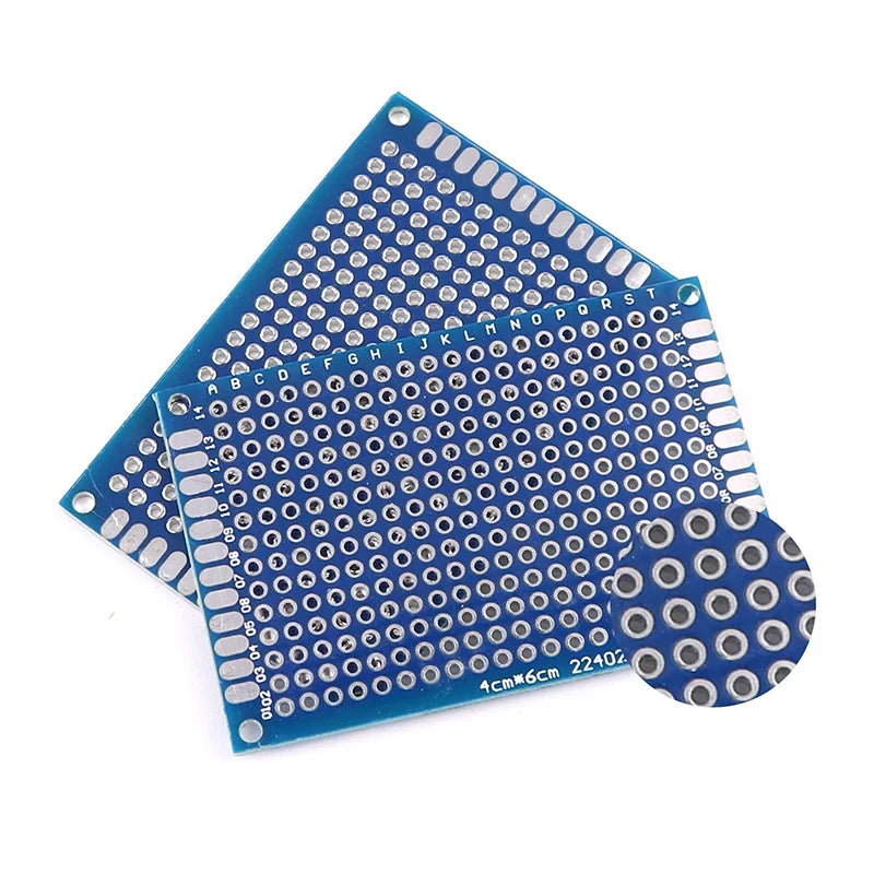 Double-Sided PCB Prototype Boards – 5 or 10 Pieces