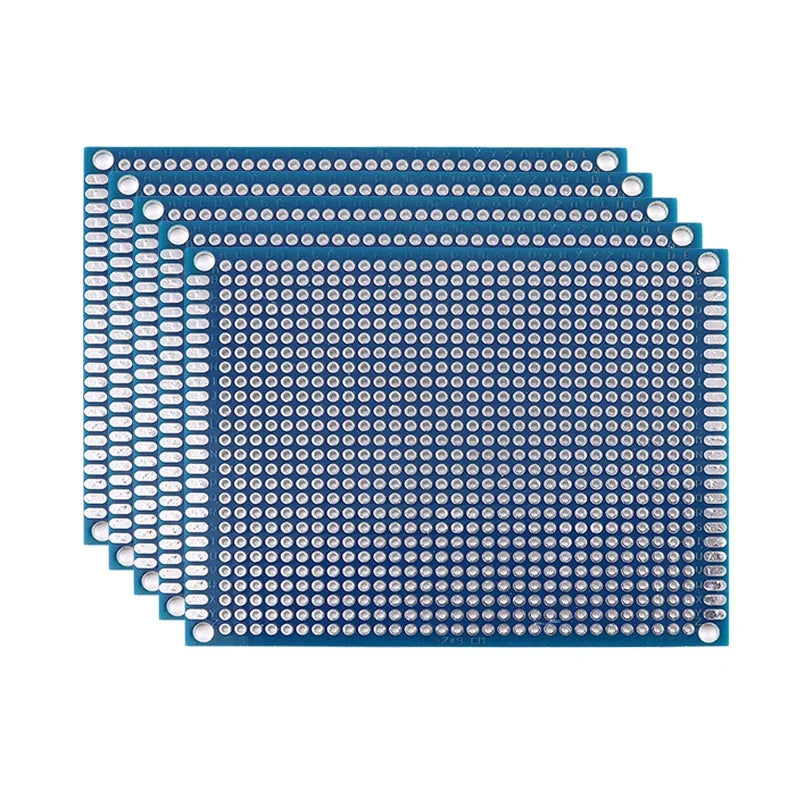 Double-Sided PCB Prototype Boards – 5 or 10 Pieces