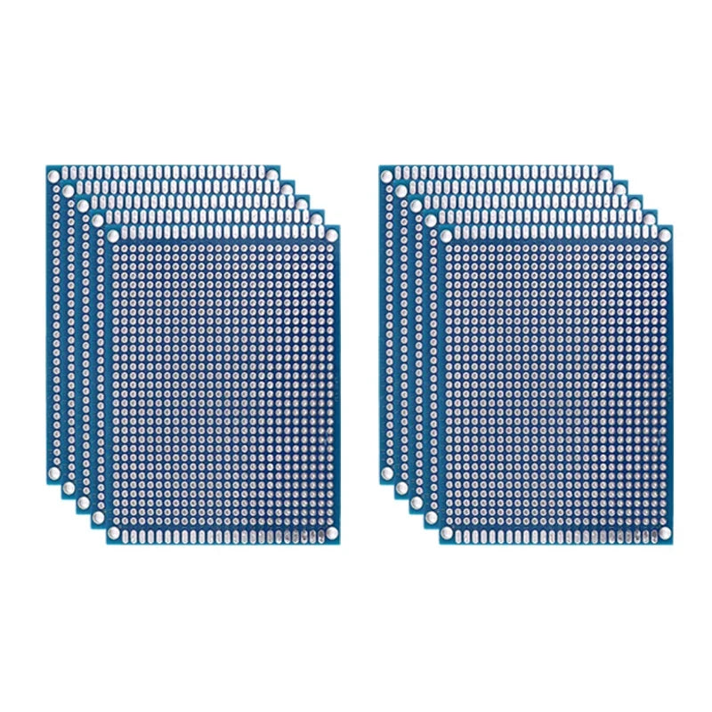 Double-Sided PCB Prototype Boards – 5 or 10 Pieces