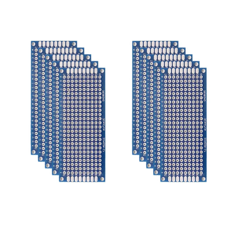 Double-Sided PCB Prototype Boards – 5 or 10 Pieces