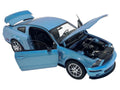 2007 Ford Shelby GT500 Windveil Blue Metallic "Shelby Collectibles" Series 1/18 Diecast Model Car by ACME
