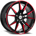 Shift Blade Gloss Black Candy Red Machine Wheel