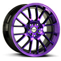 Shift Crank Gloss Black Purple Machined Wheel