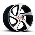 Shift Strut Gloss Black Machined Wheel