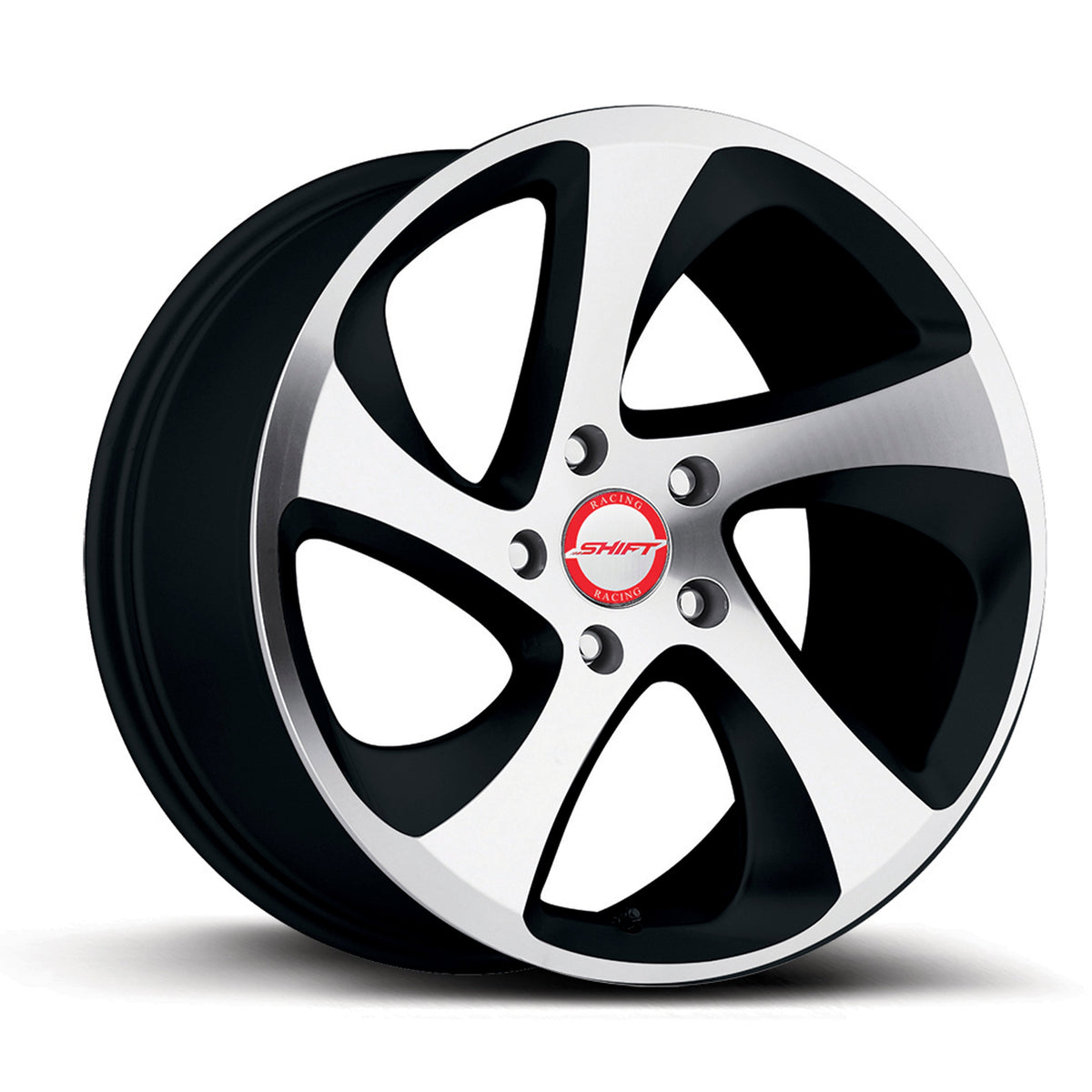 Shift Strut Gloss Black Machined Wheel
