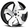 Strada Coltello Gloss Black Machined Wheel