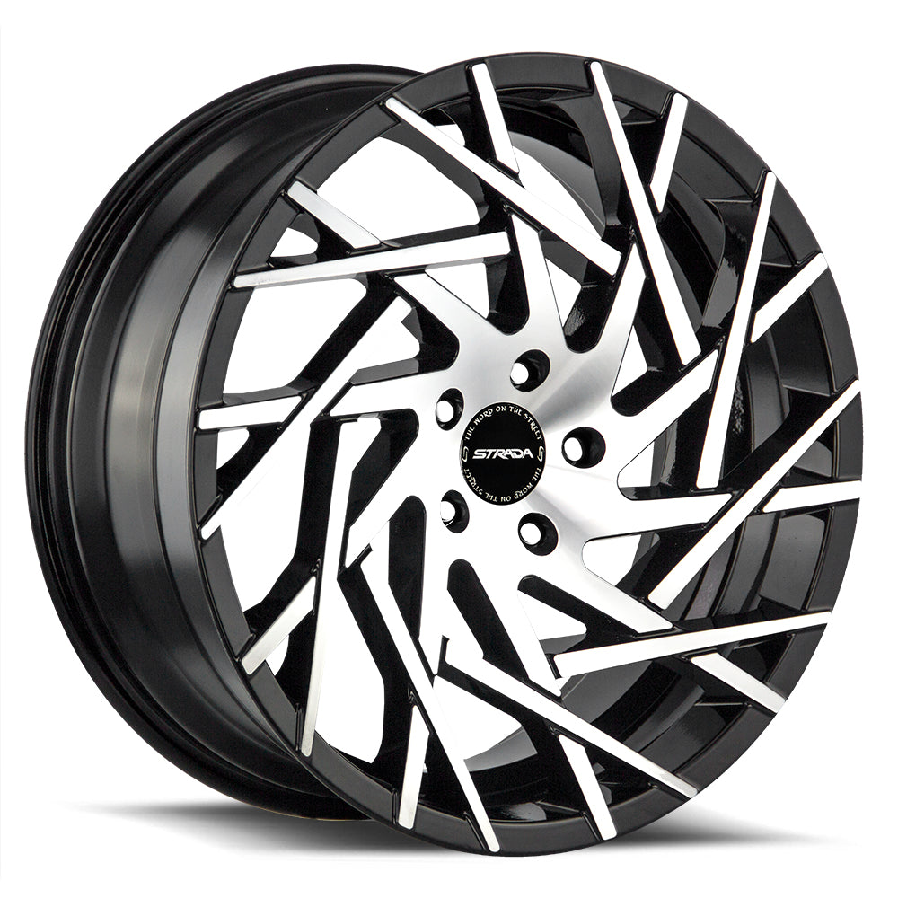 Strada Nido Gloss Black Machined Wheel