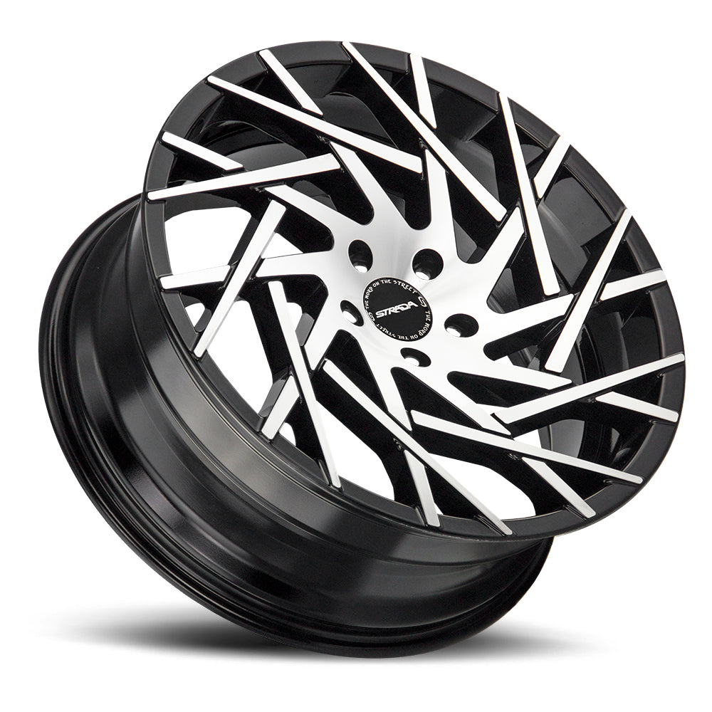 Strada Nido Gloss Black Machined Wheel