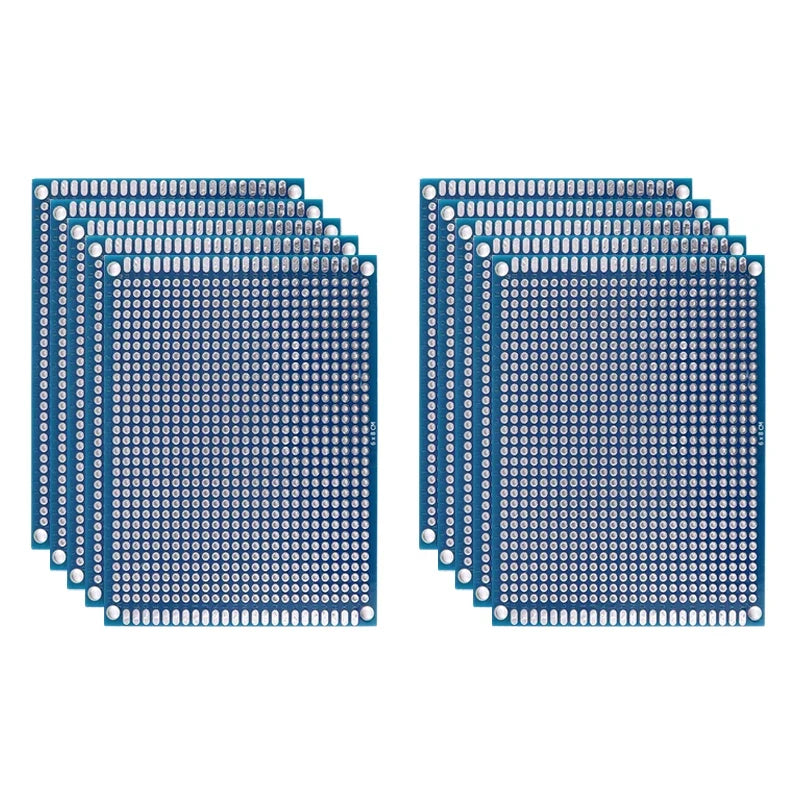 Double-Sided PCB Prototype Boards – 5 or 10 Pieces
