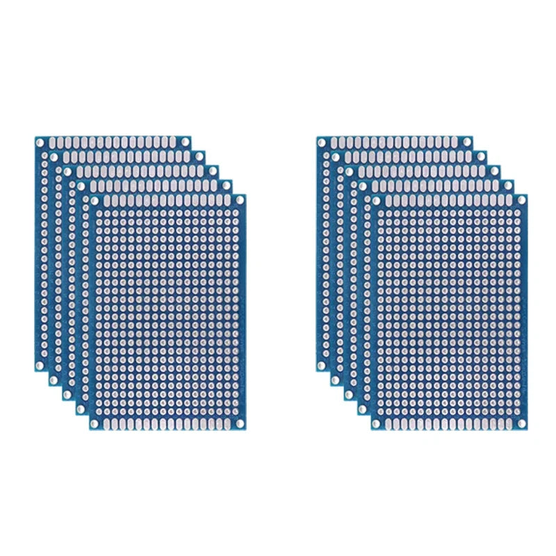 Double-Sided PCB Prototype Boards – 5 or 10 Pieces