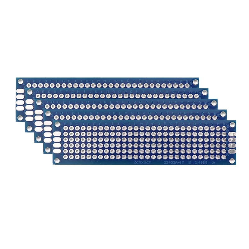 Double-Sided PCB Prototype Boards – 5 or 10 Pieces