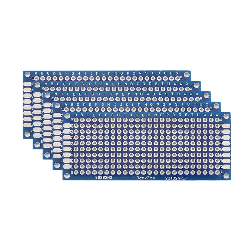Double-Sided PCB Prototype Boards – 5 or 10 Pieces
