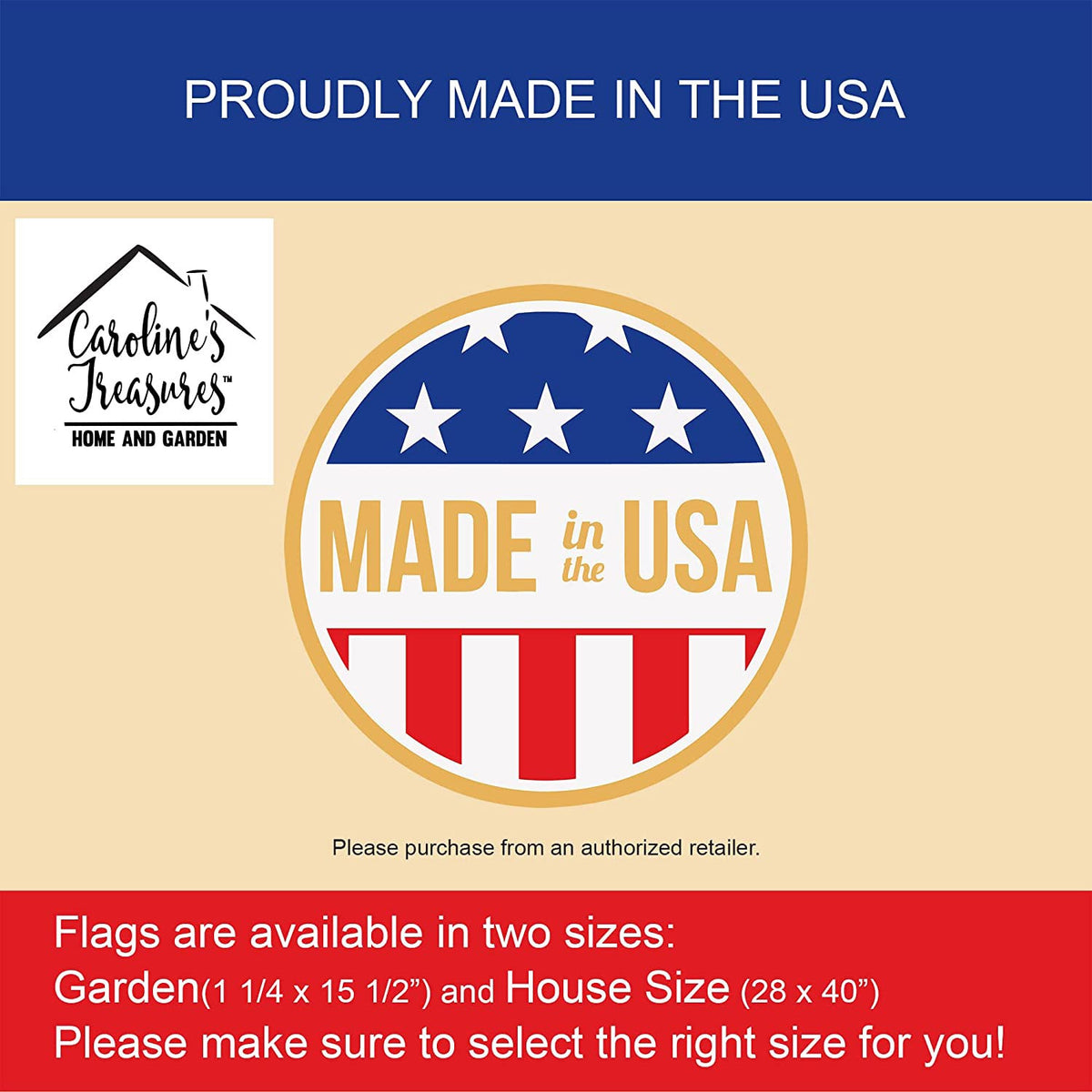 Chocolate and Cream Dachshund USA American Garden Flag