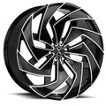 Xcess X04 Gloss Black Milled Wheel