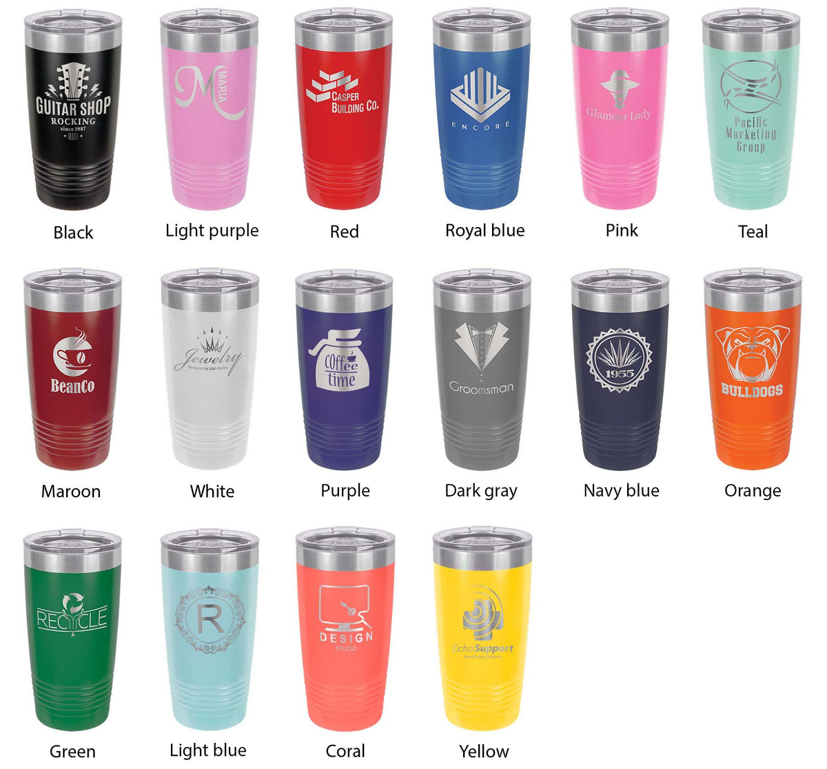 Lake Oliver Map Tumbler Travel Mug Insulated Laser Engraved Coffee Cup Alabama Georgia 20 oz