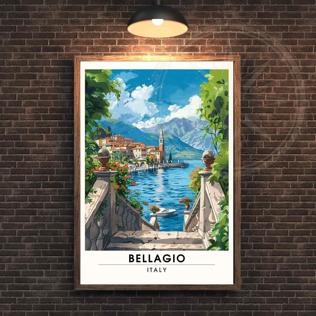 Bellagio, Lake Como Art Print