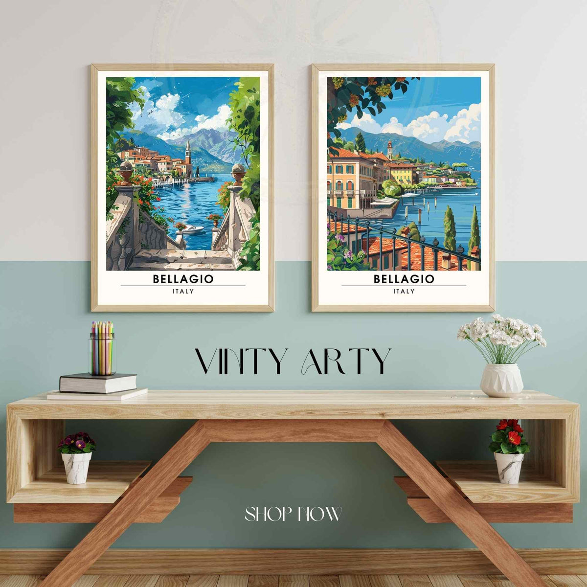 Bellagio, Lake Como Art Print