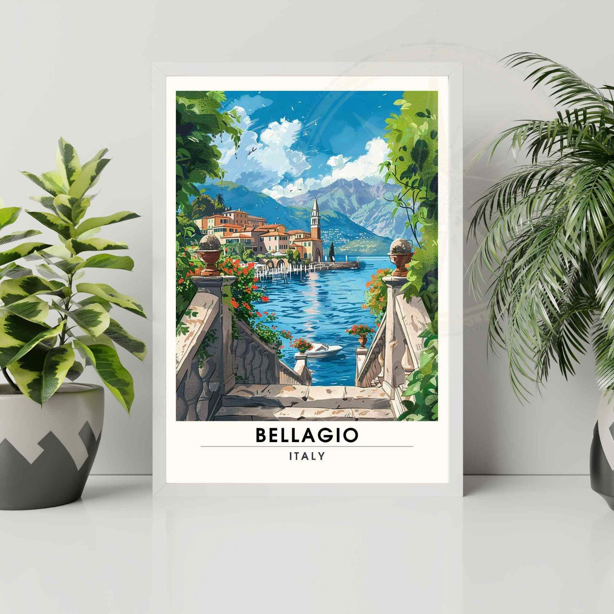 Bellagio, Lake Como Art Print