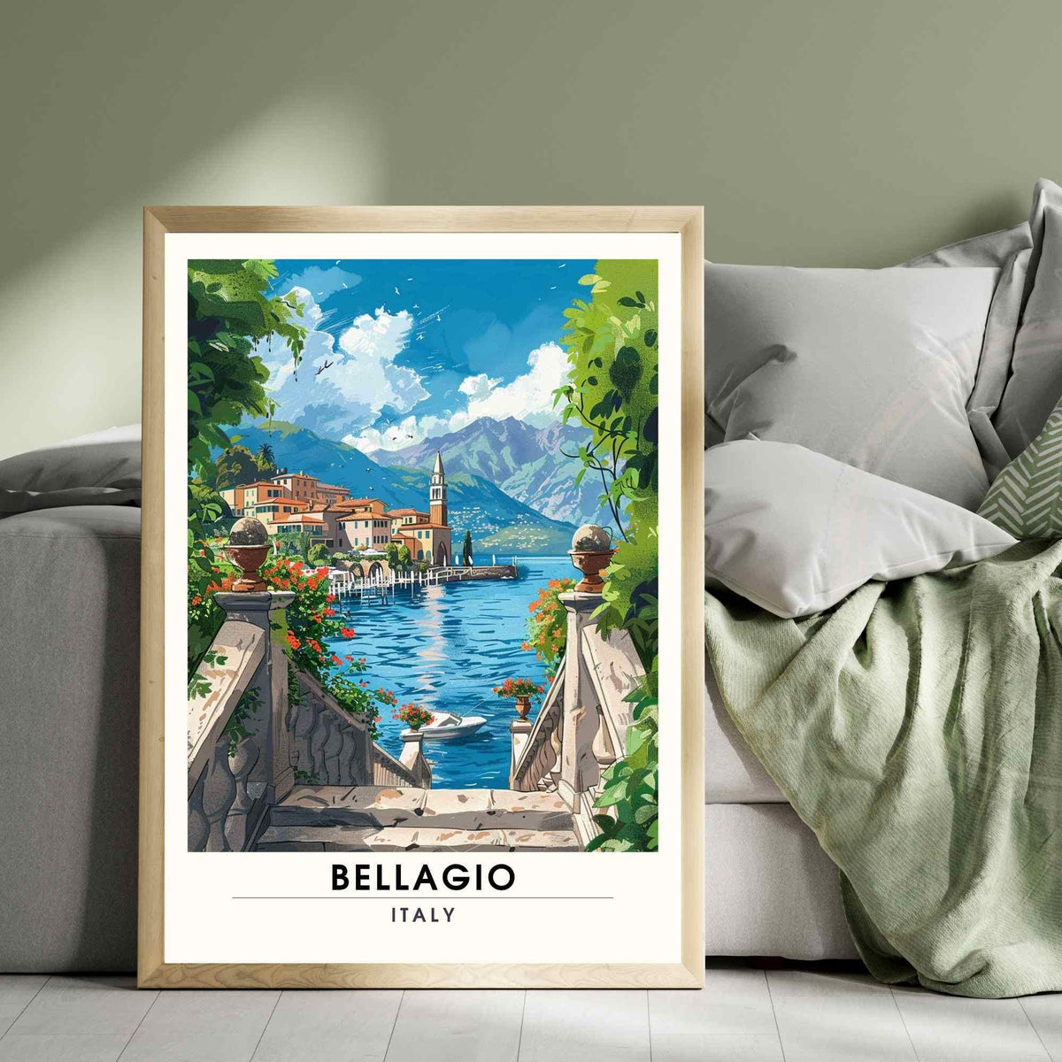 Bellagio, Lake Como Art Print
