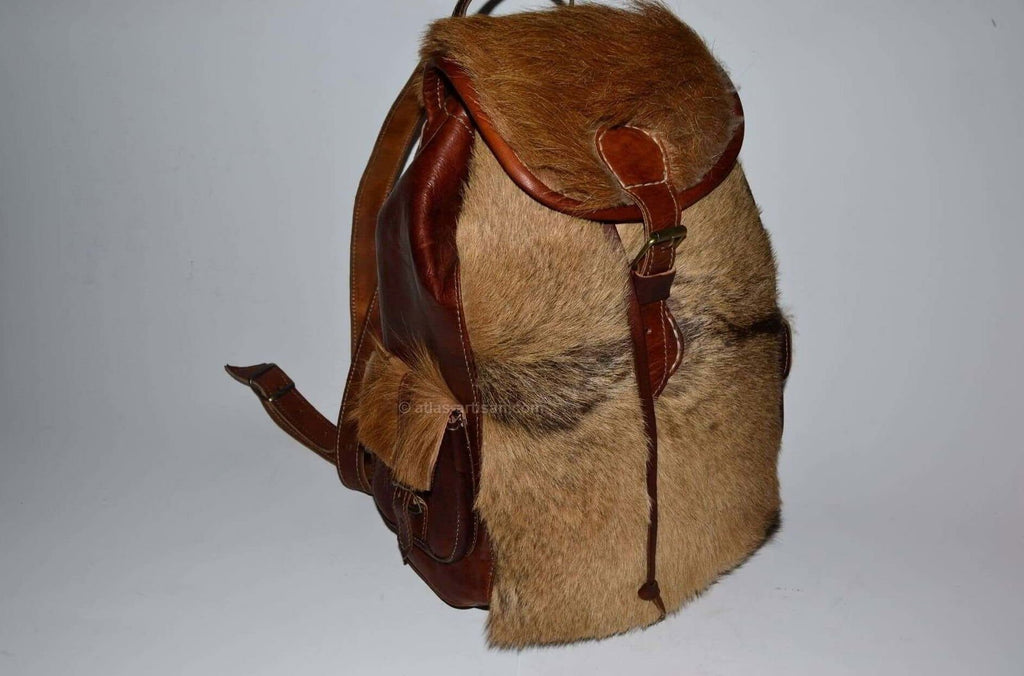 Leather Backpack Goat