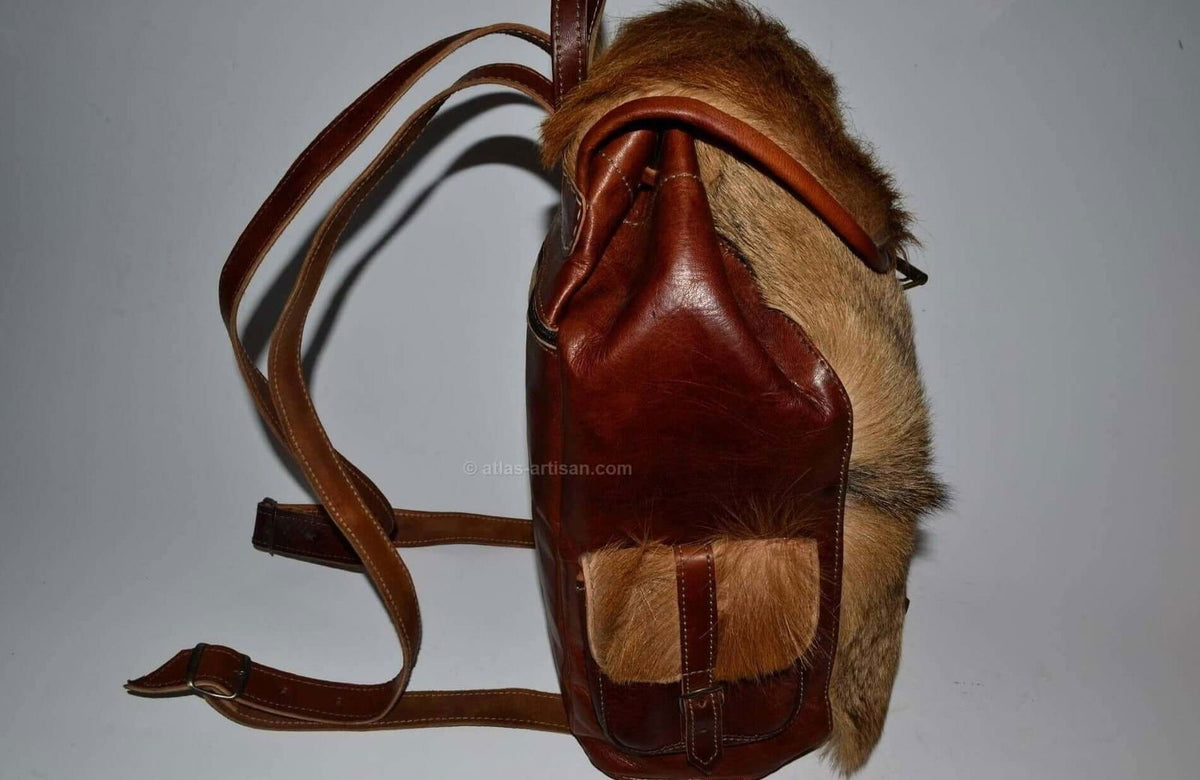 Leather Backpack Goat